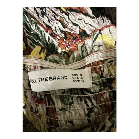 NWOT Faithful The Brand Floral Dress 100% Linen | Size 4 - Picture 5 of 7